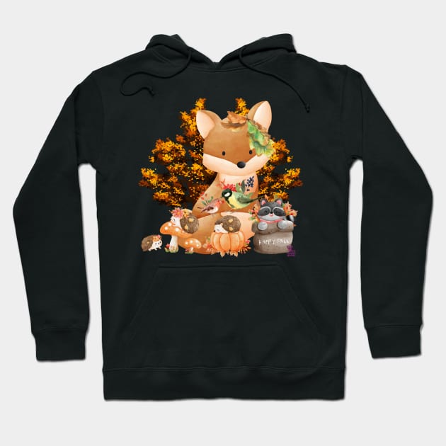 Happy Autumn Hoodie by Viper Unconvetional Concept